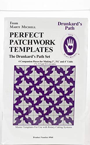 Perfect Patchwork Template-Small Drunkard'S Path 4/Pkg