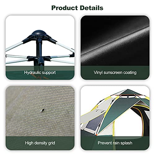 Carpa de Camping Ergocar Oxford 210T Impermeable y Resistente al Viento miniatura 5