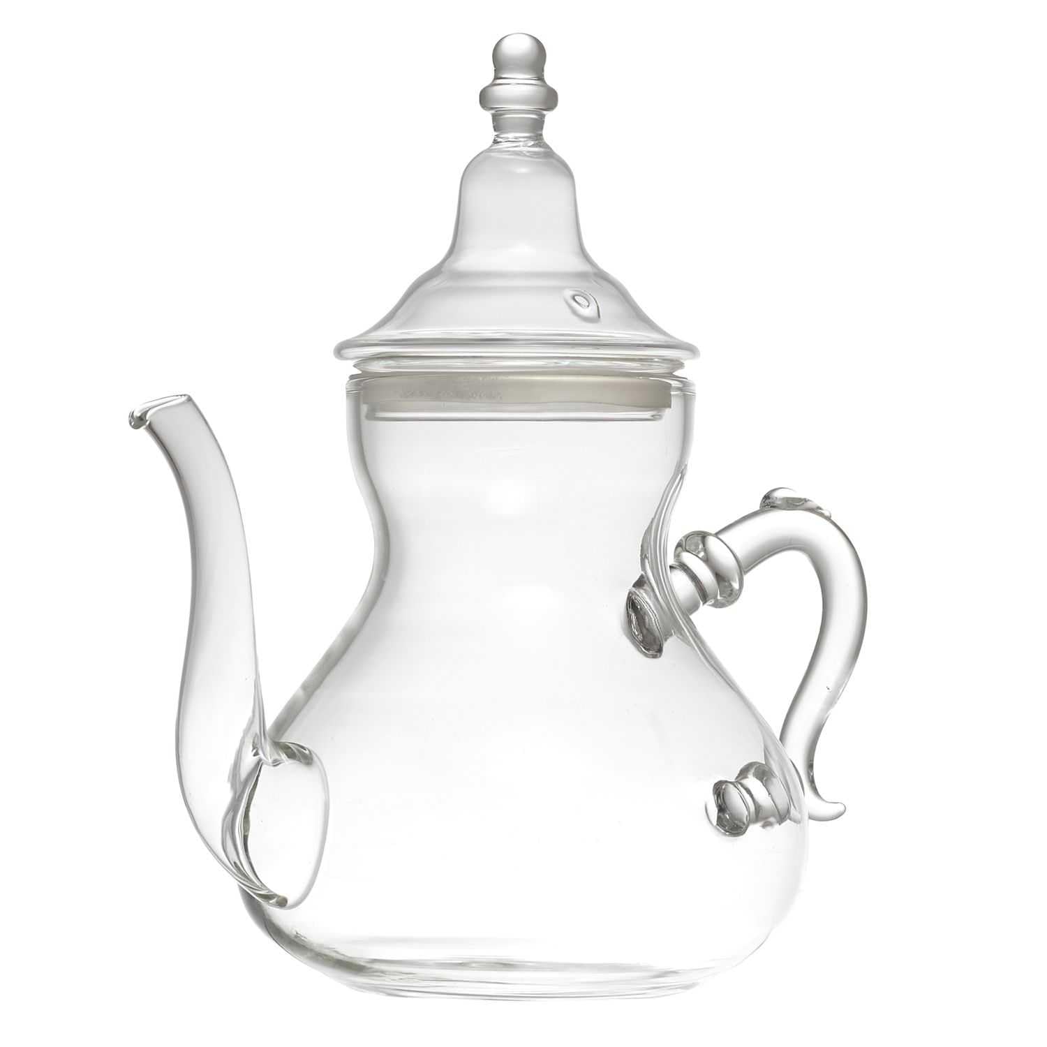 Théière en verre 80cl pour thé et café avec poignée ergonomique