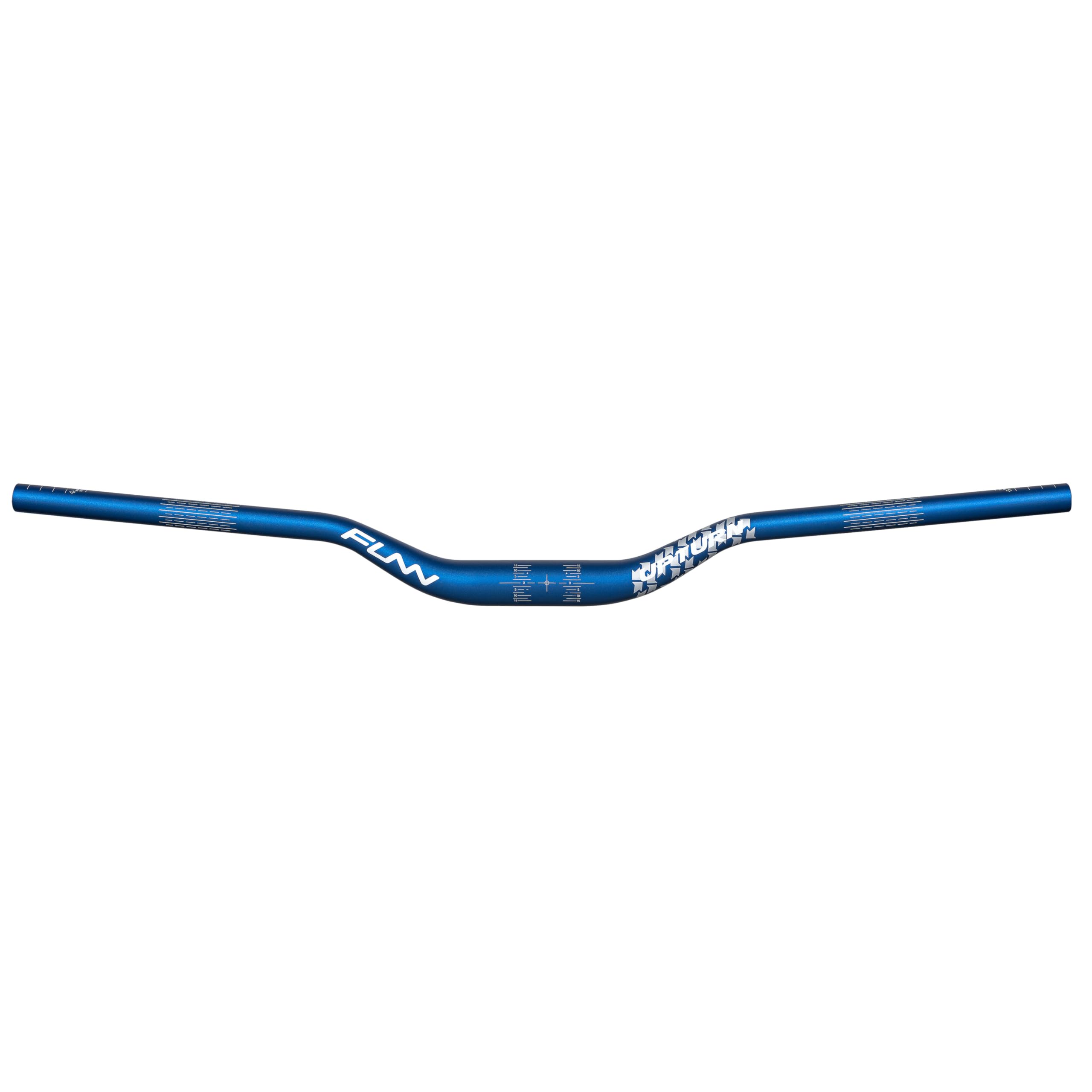 Funn Upturn High-Rise Mountain Bike Handlebar with Bar Clamp 35mm and Width 800mm, Durable and Lightweight Alloy Riser Handlebar for MTB and BMX Bike, Rise 40mm MTB Handlebar (Blue)