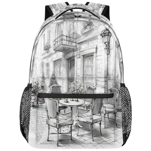 Mochila para portátil multifuncional con compartimentos de viaje