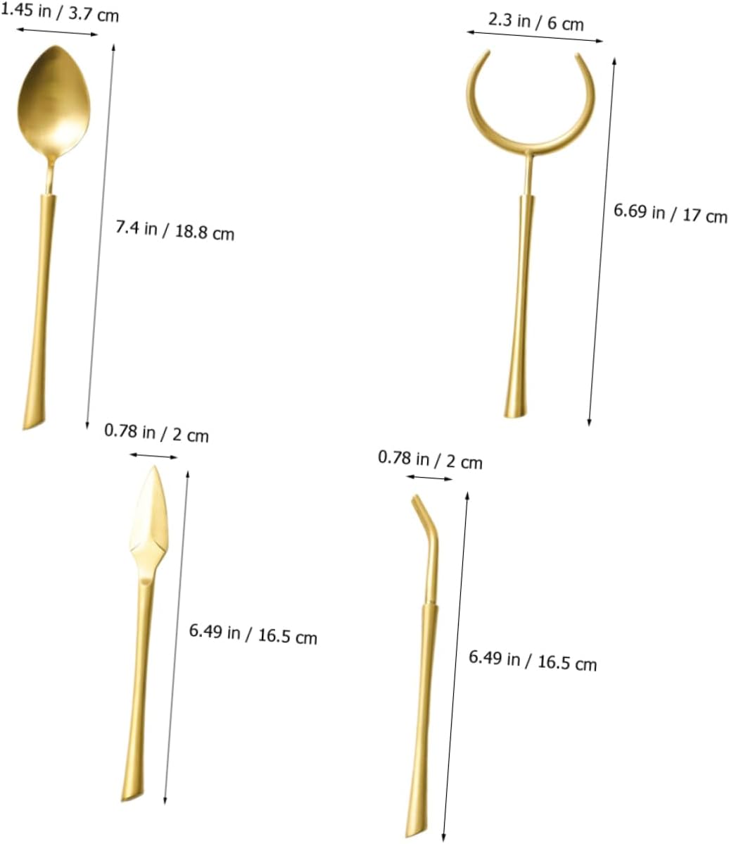 SHOWERORO 1set Stainless Steel Gongfu Tea Tools Tea Ceremony Accessories Needle for Home Brewing
