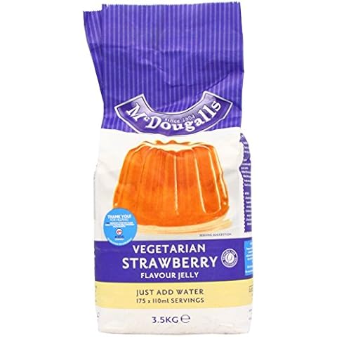 McDougalls Vegetarian Strawberry Jelly Crystals 3.5 kg Cover