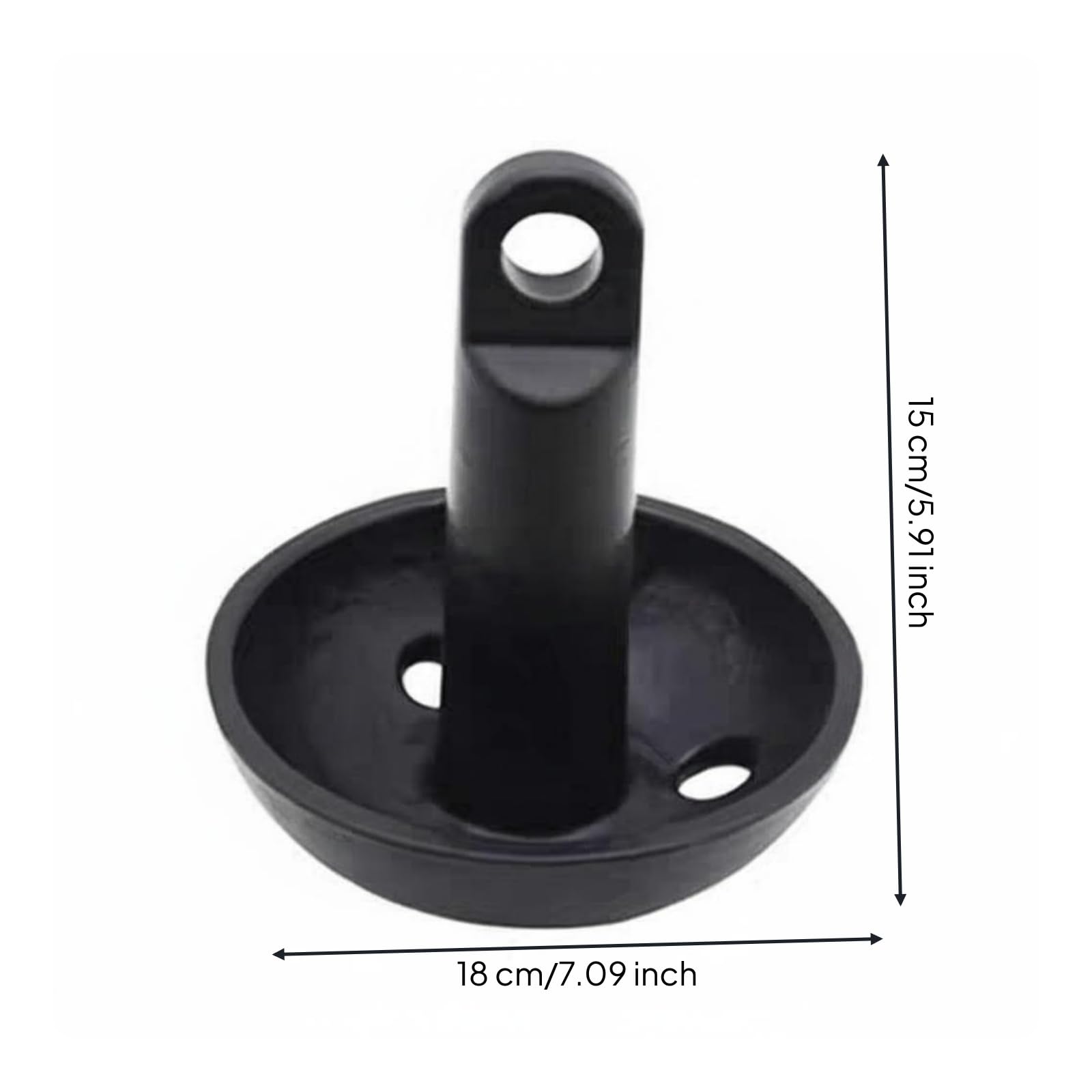Almencla Mushroom Anchor Ancla Tipo Hongo Marina de Fundición de Hierro Acabado Recubierto Cuerpo Sujeción Estable y Segura Adecuada para Pequeñas Embarcaciones Aguas Interiores Uso, 10lb/4.5kg