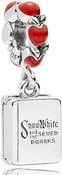 Calvas Snow White & Seven Dwarfs Book Dangle Beads 100% Real 925 Sterling Silver Diseny Charm Beads Fit Original Bracelet DIY Jewelry