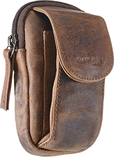 Greenland Nature Montana Gürteltasche Leder 9 cm Handyfach