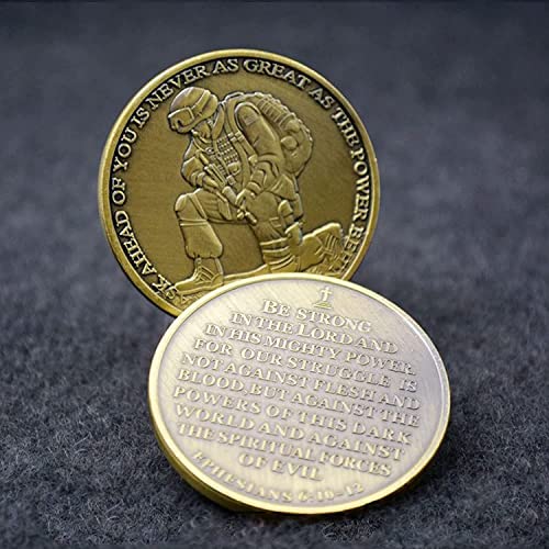 The Task Ahead Military Challenge Coin miniatura 5