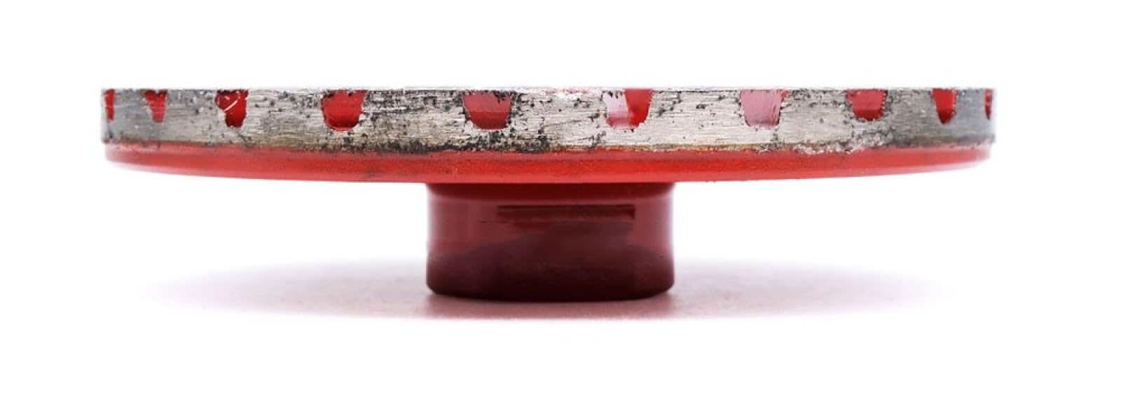 Muela Abrasiva De Segmento De Diamante De 4 ", Llanta Turbo, Rueda De Copa Ondulada, Grano 40, Abrasivo Para Piedra, Granito, Mármol, Tallado De Hormigón,Rosca M14