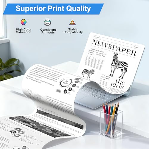 Image of 2 Pack - 148X W1480x 148A Toner Cartridge Black High Yield | Replacement for HP 148X 148A W1480A W1480X Works with for HP Pro 4001dw 4001dn 4001n MFP 4101fdw 4101fdn Printer