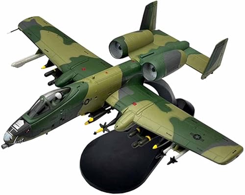 1/100 Escala A10 A-10A Warthog Ataque Avión Metal Avión Militar Juguete Modelo Modelo Colección Regalo