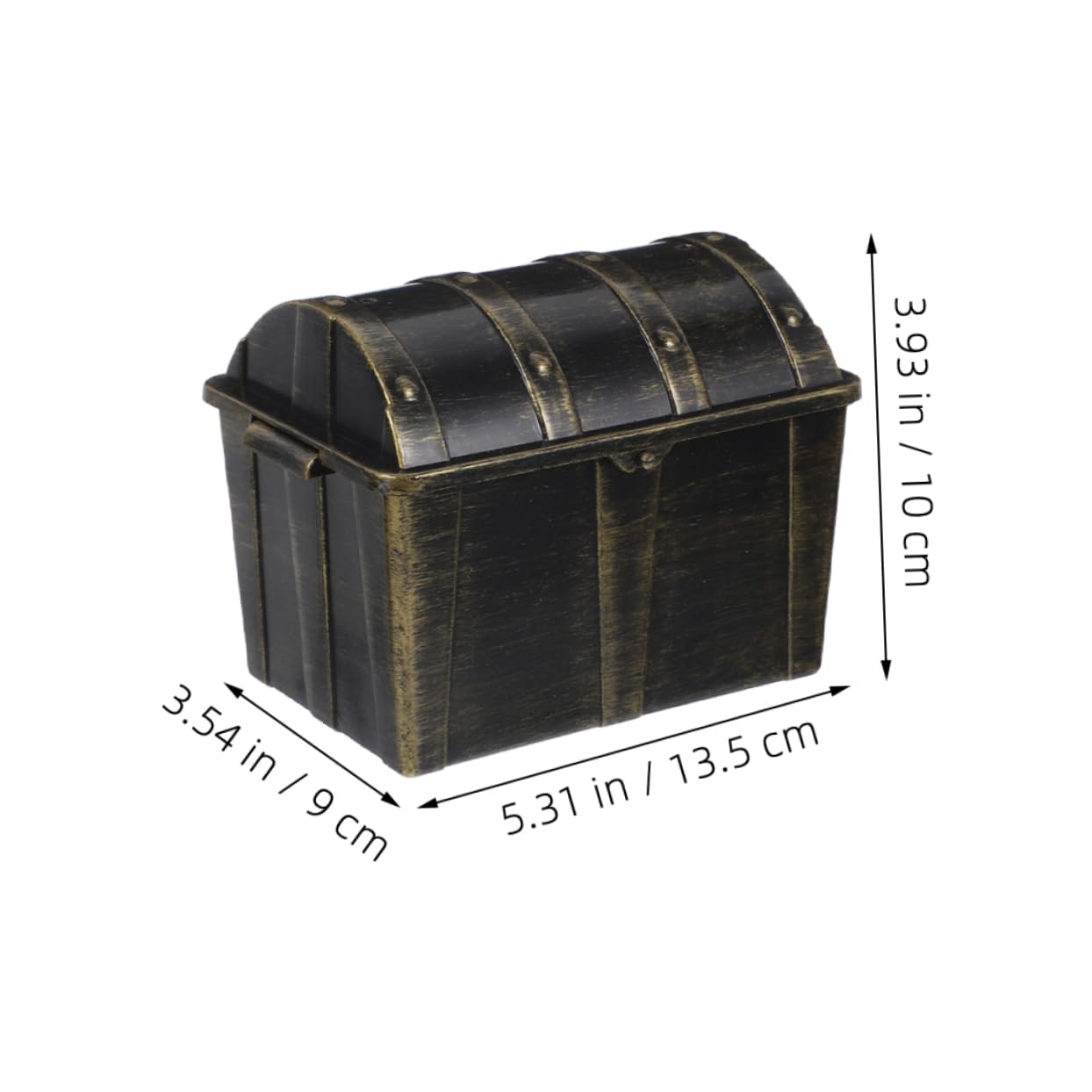 BESPORTBLE Plastic Treasure Chest Toys for Boys and Girls Storage Organizer Prizes for Classroom Birthday Christmas Decor