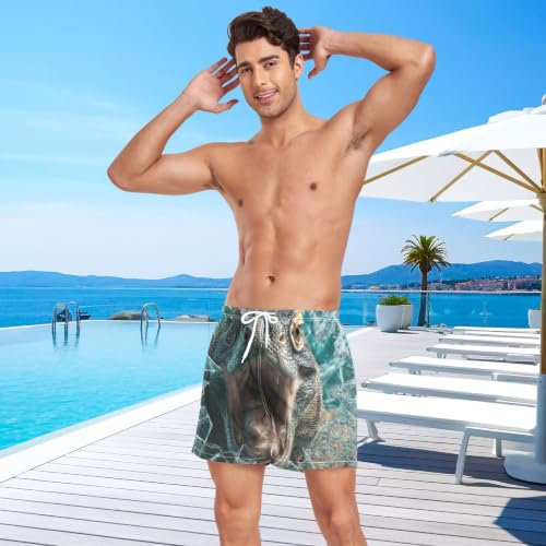 Pantalones cortos de natación Quick Dry para hombre con diseño Komodo 3
