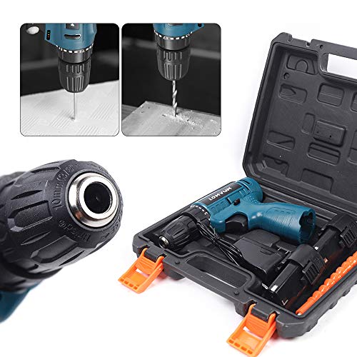 12V Akku-Bohrschrauber Bohrmaschine Akkuschrauber Set – Bild 7