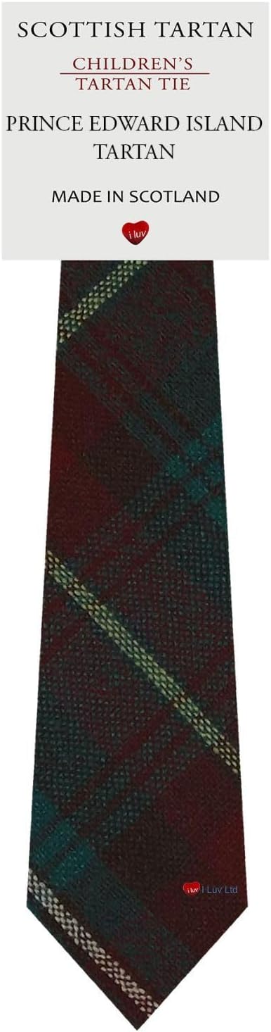 I LUV LTD Boys All Wool Tie Woven And Made in Scotland in Prince Edward Island Canadian Tartan