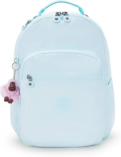 Kipling Mochila Seoul, Palma de arco iris., Seoul - Mochila para laptop de 15 pulgadas, duradera, espaciosa con correas acolchadas para el hombro,