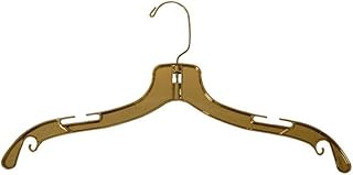 NAHANCO 3405 G Gold Ladies Dress Hanger, 17