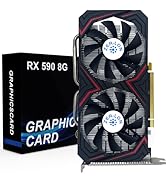 ZER-LON Radeon RX 590 8GB GME Graphics Card, 2304SP GDDR5 256 Bit PCIE 3.0X16 Computer Gaming Gpu...