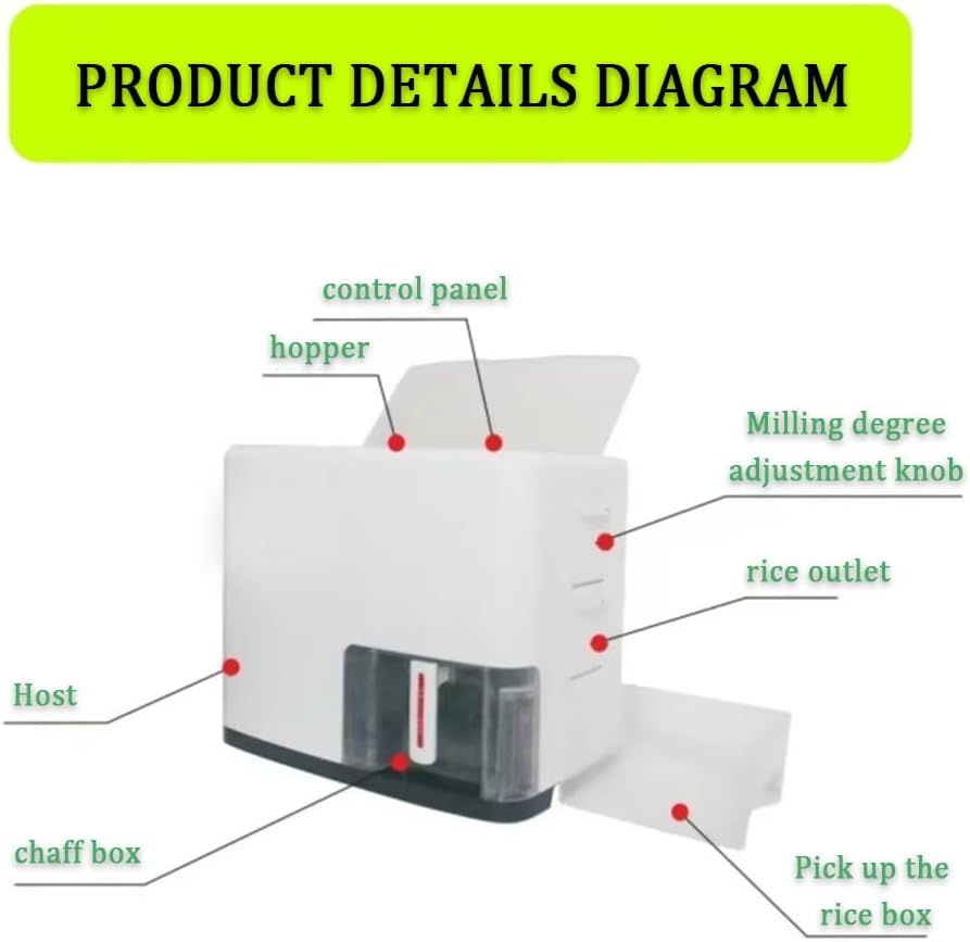 Automatic Rice Milling and Hulling Machine with Adjustable Accuracy for Processing Various Rice Types