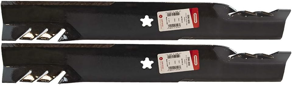 Longer Life 596-900 Gator Fusion G5 3-In-1 Mulching Blades to Replace 134149, 532134149, 139775, 532139775, 138971, 138498, 127843: Craftsman, Poulan, Husqvarna, Made in USA