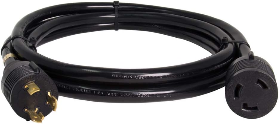Hottest Sale NEMA L6-30 Extension Power Cord - 30A/250V, 10 AWG - Iron Box # IBX-5803-15 (15 ft, Molded)