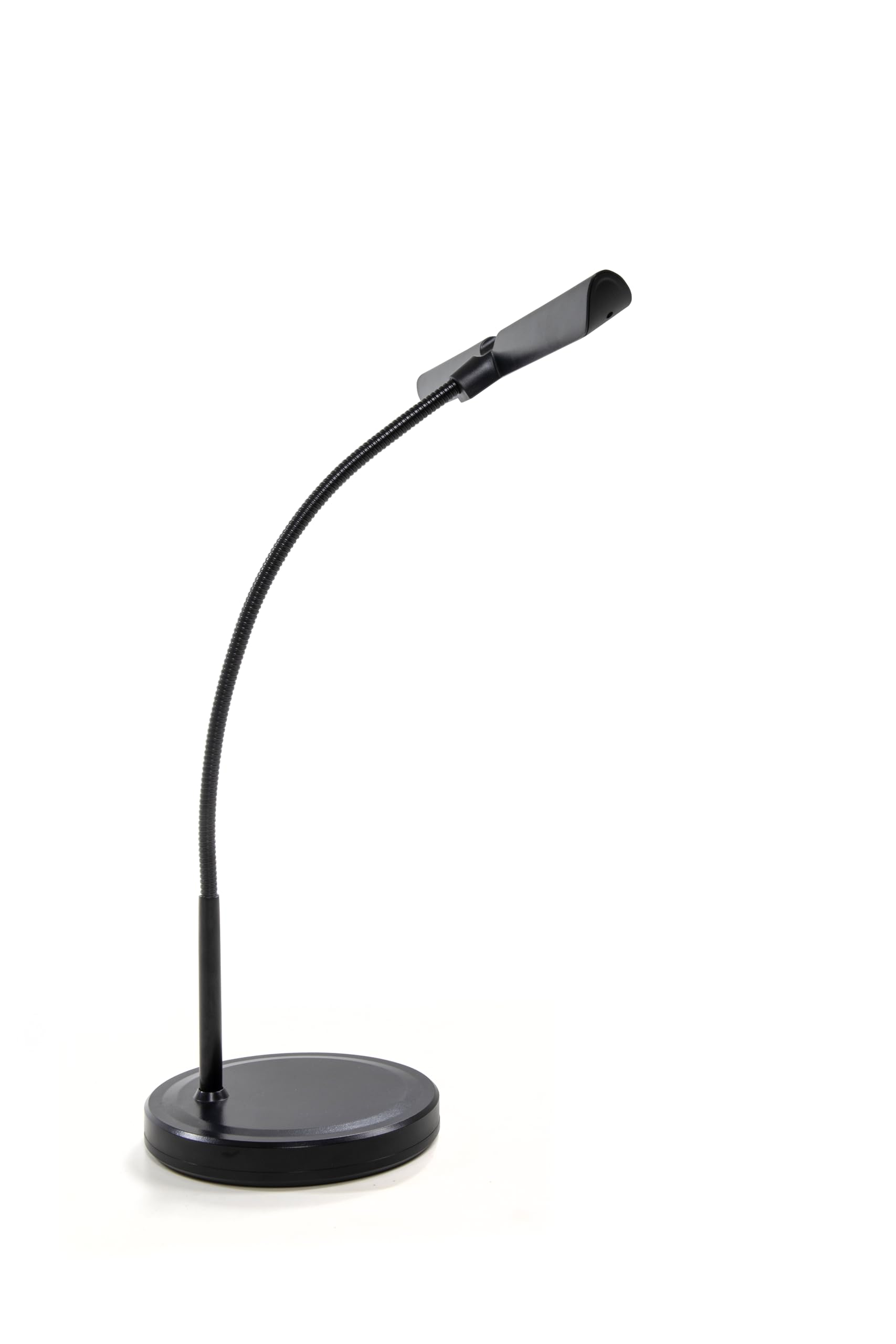 lampa do pianina - Czarna - 18 LED ciepło-białe - Elastyczny gęsia szyja - Gniazdo USB - Pojemnościowy włącznik