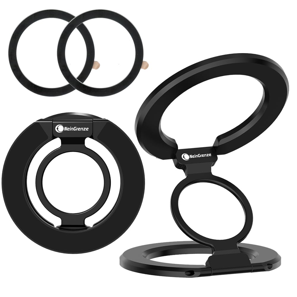 Amazon.co.jp: スマホスタンド スマホリング マグネット 折りたたみ