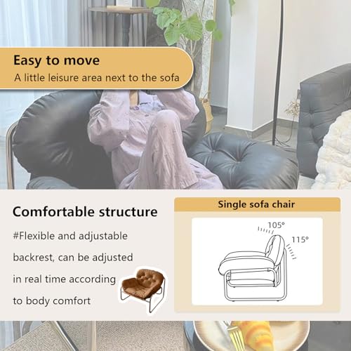 Sillón reclinable ajustable blanco con tapizado miniatura 4