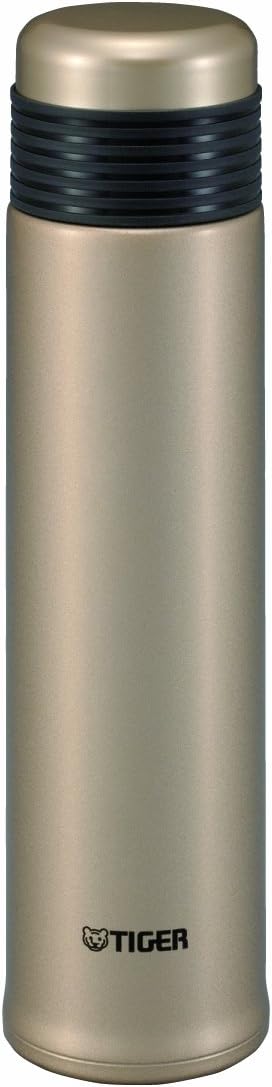 Tiger MSE-A050 Stainless Steel Bottle, 0.5-Liter, Metallic Black