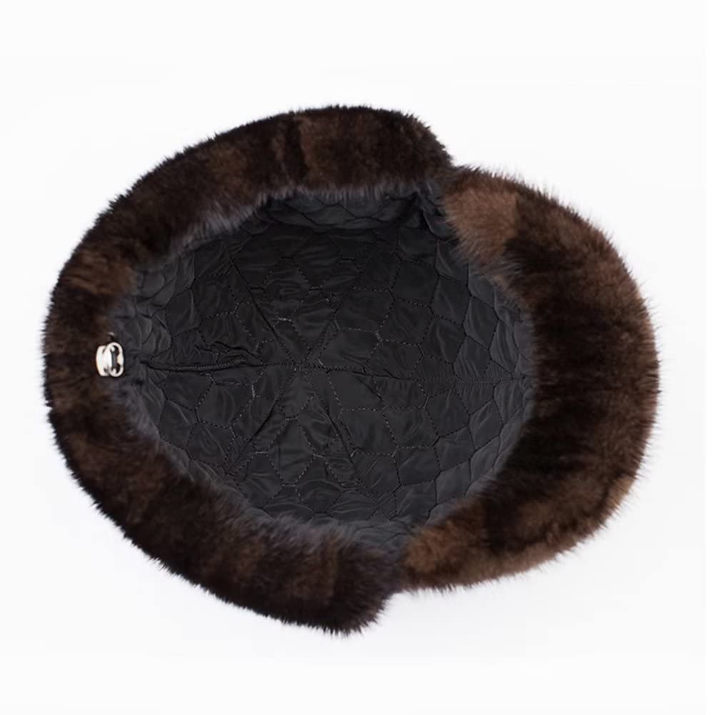Gorra de Béisbol de Invierno para Hombre al Aire Libre con Visera, Sombrero Cálido con Orejeras,Sombrero de Caza,Sombrero Cálido Ruso,Sombrero de Aviador para Mujer