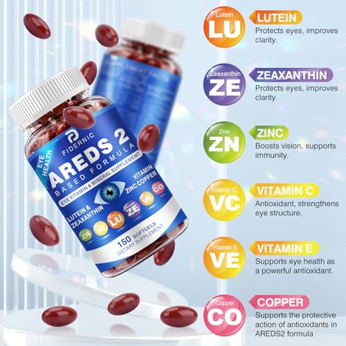 image for FIDERNIC AREDS 2 Eye Vitamin & Mineral Supplement — Lutein and Zeaxa