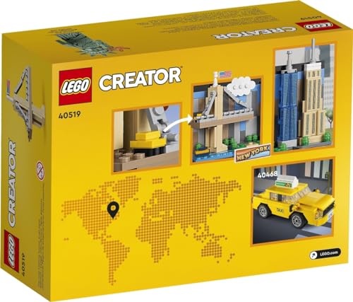 Image of Lego 40519 Creator Postcard from New York 254 Pieces Buildable LEGO 3D Postcard