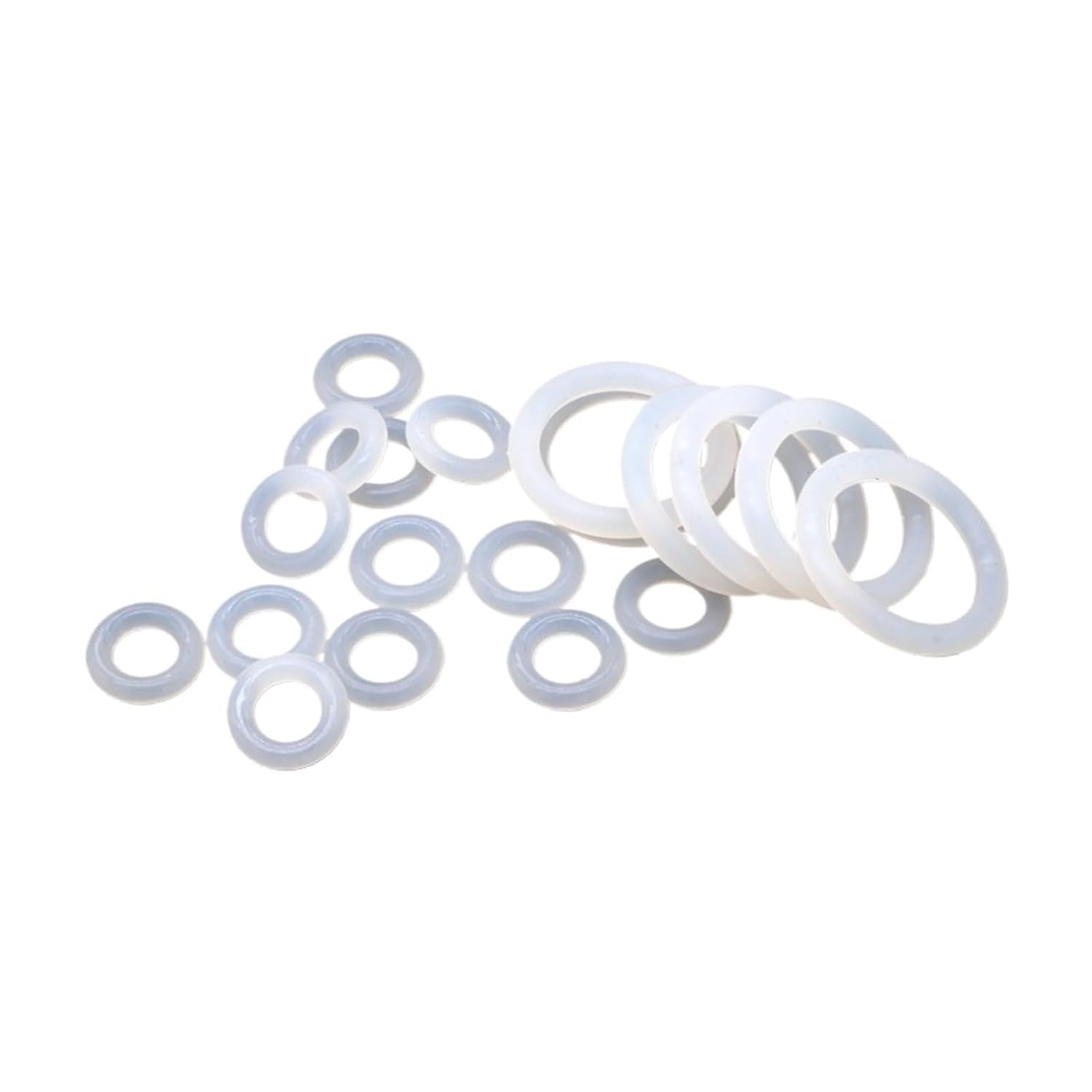 10/50Pcs Silicone O-Ring Gasket CS 4mm OD 12~150mm Grade Washer Insulated Rubber Sealing Ring(10Pcs,OD 54MM ID 46MM_CS 4.0MM)