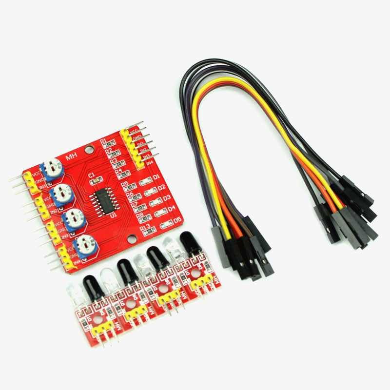 4 Channel Infrared Sensor Tracking Module-image-14