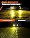 SEALIGHT 9006 LED Fog Light Bulbs Yellow, 600% Brightness 9006 HB4 LED Fog Light, 3000K Amber Strong Penetration 9006 Fog Light Led Bulb Yellow Replacement for Cars,Trucks(Pack of 2)