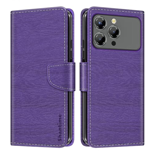 Shantime ���U�[���z�P�[�X Oukitel P1 Pro �Ƃ̌݊������� �J���t���蒠�^ �J�[�h���[ �}�O�l�b�g�� �S�ʕی�V�F��(�p�[�v��)