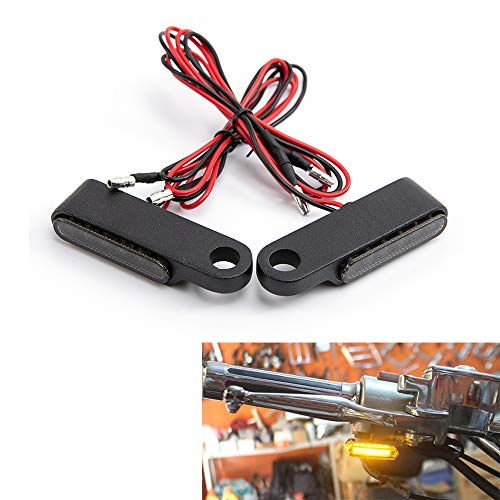 Evomos Motorcycle Mini Led Turn Signal Light 8Mm Indicator Blinker Light Flasher Lamp #TOP19