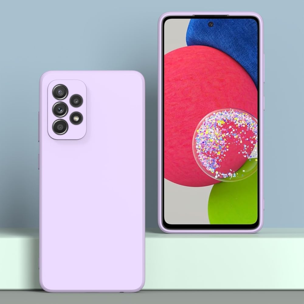 Amazon.co.jp: WOGROO Samsung Galaxy A52 ケース パープル、傷に強い