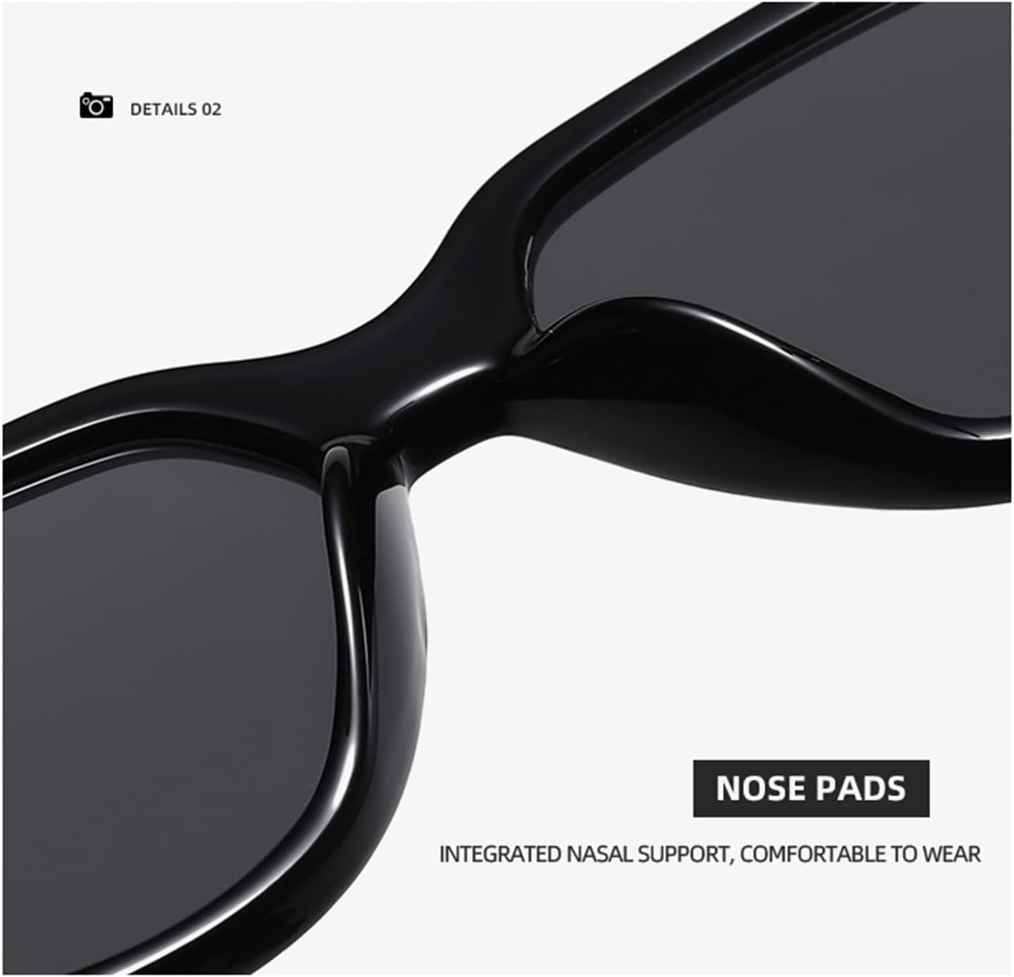2026 Cat Eye Small Frame Street Sunglasses, Outdoor Holiday Glasses for Men and For Women (Color : B, Size : Medium)