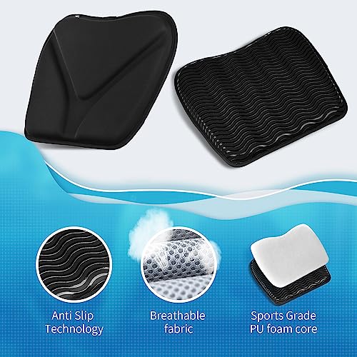 Hornet Watersports Thick Kayak Seat Cushion- Kayak Accessories- Ideal Kayak Seat Pad - Kayak Accessories for Men and Women - Gel Pad for Kayak Fishing Accessories