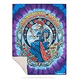 Liquid Blue Grateful Dead Vintage Bertha Warm Coral Fleece Throw Blanket, Multi, 50' X 60' (Model:...