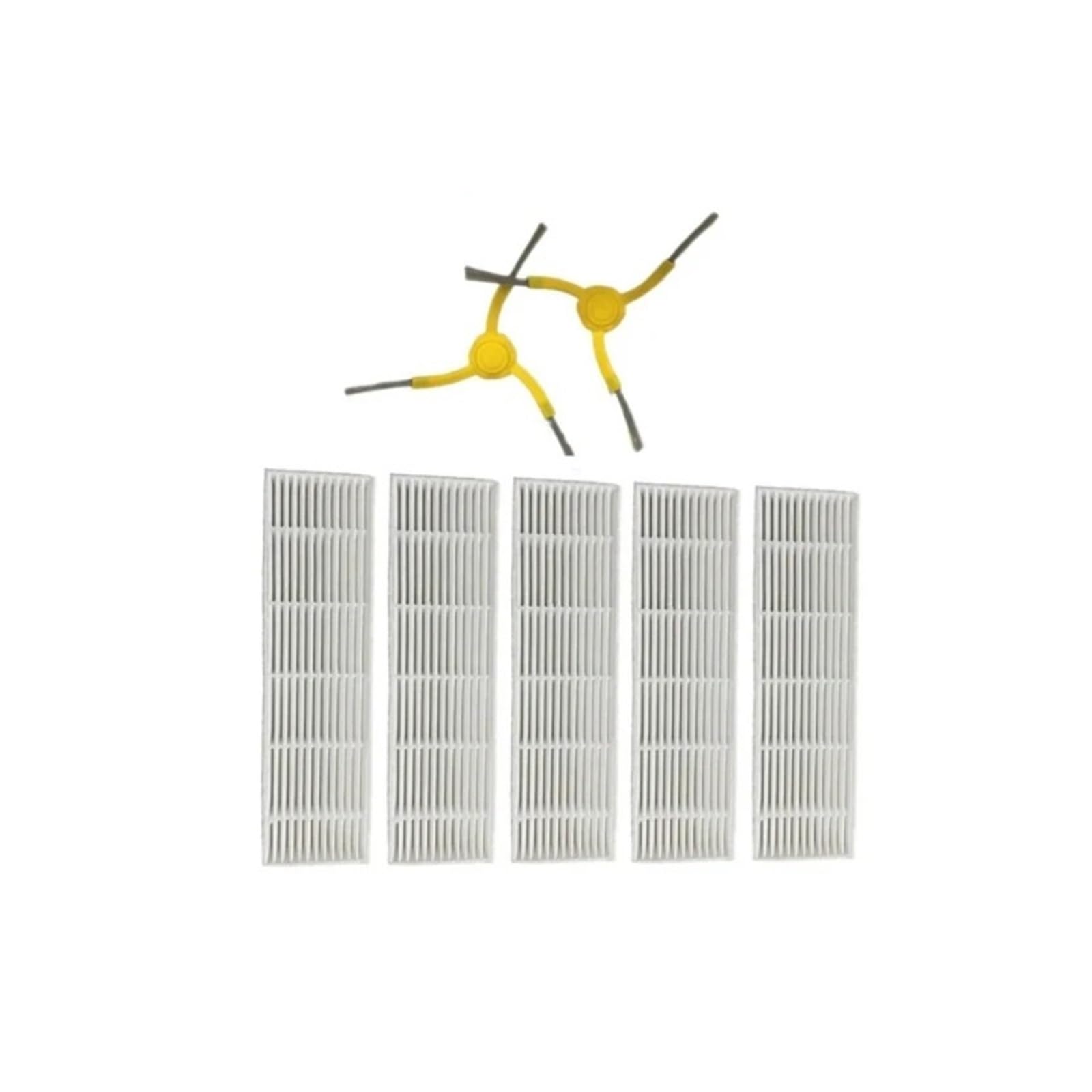 5X HEPA Filter 2X Side Brush?Compatible for Dibea D500 D500A Pro D500A Turbo D500B Robotic Vacuum Cleaner Spare Parts Replacement HEPA Filter Side Brush