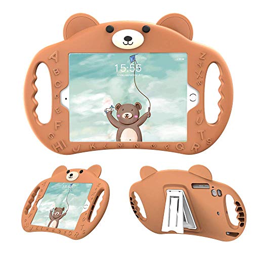 PZOZ Schutzhülle für iPad 24,6 cm (9,7 Zoll) für Kinder, iPad Air 1/2 iPad 2018/2017 Pro, stoßfest, mit Griff-Ständer für 5/6 Apple Tablet 5. Generation 6. Generation A1475 A1893 A1474 Cover