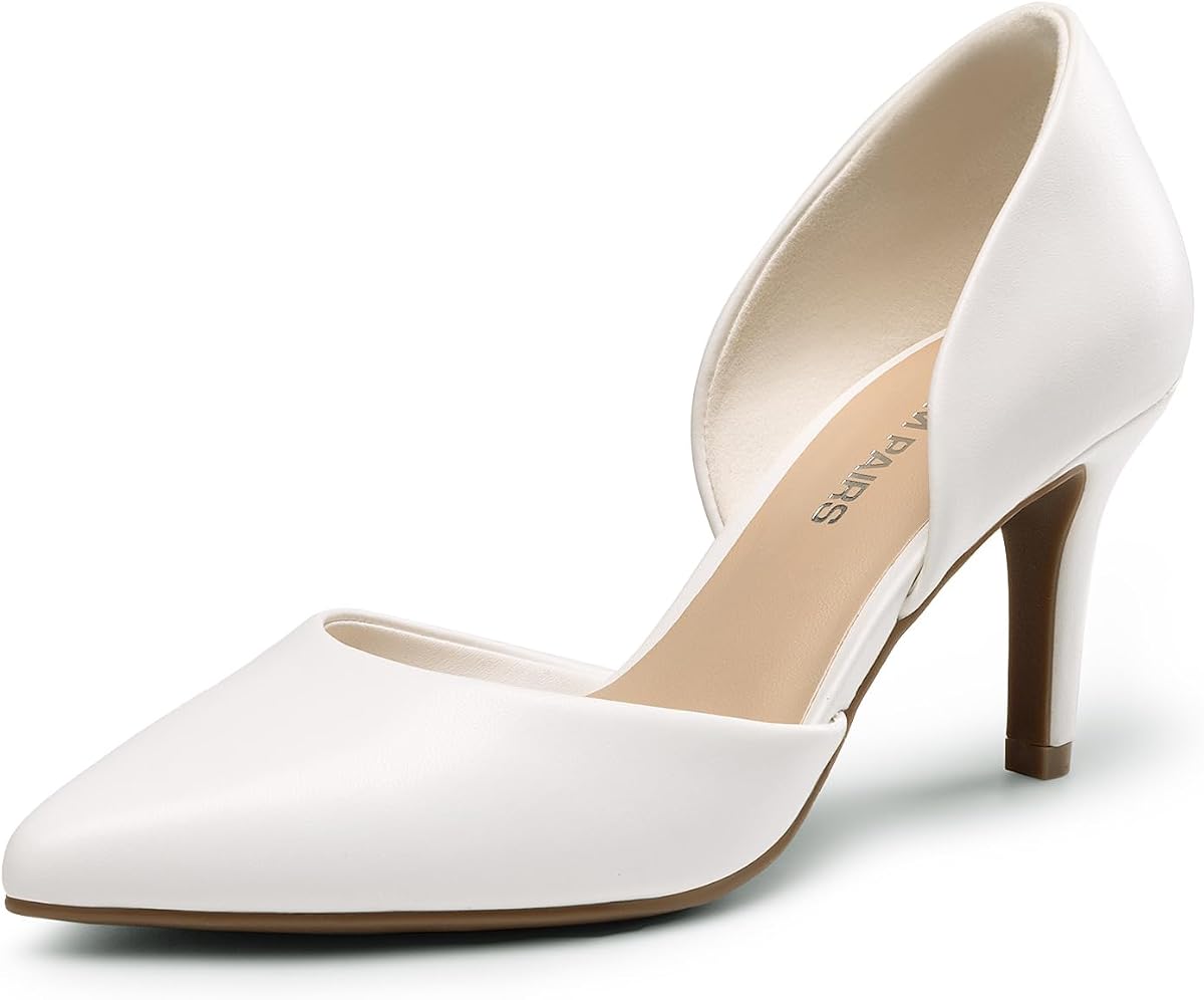 DREAM PAIRS Women's High Heel Closed Toe Pumps
