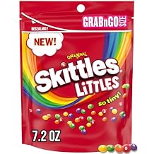SKITTLES LITTLES Original Chewy Summer Candy, Grab N Go, 7.2 Oz Resealable Bag