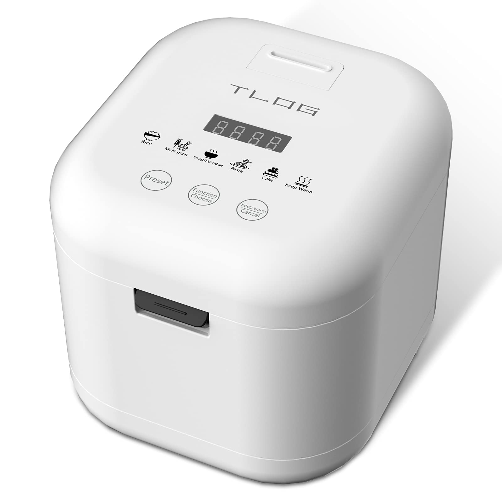 Amazon.com: TLOG Digital Small Rice Cooker 8 Cup Cooked, Smart Rice Cooker  with 6 Pre-programmed settings, Fuzzy Logic and One-Touch Cooking,  Multi-functional Rice Maker, 24 Hours Preset Timer & Auto Keep Warm: