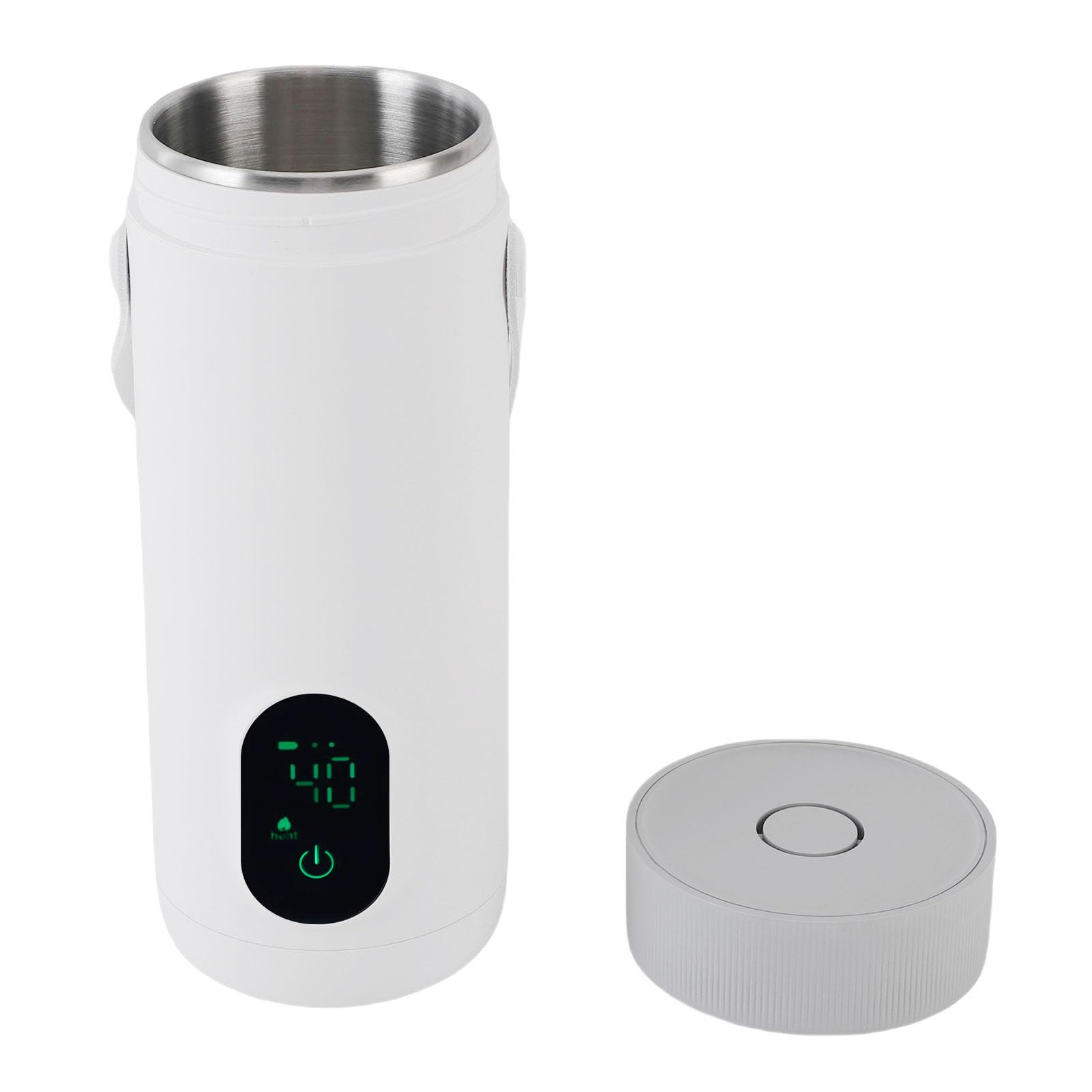 Annadue Podróżny Czajnik Elektryczny 350 Ml Przenośny Bojler na gorącą wodę z możliwością ładowania Przez USB do Samochodu na Zewnątrz Camping Herbata Kawa
