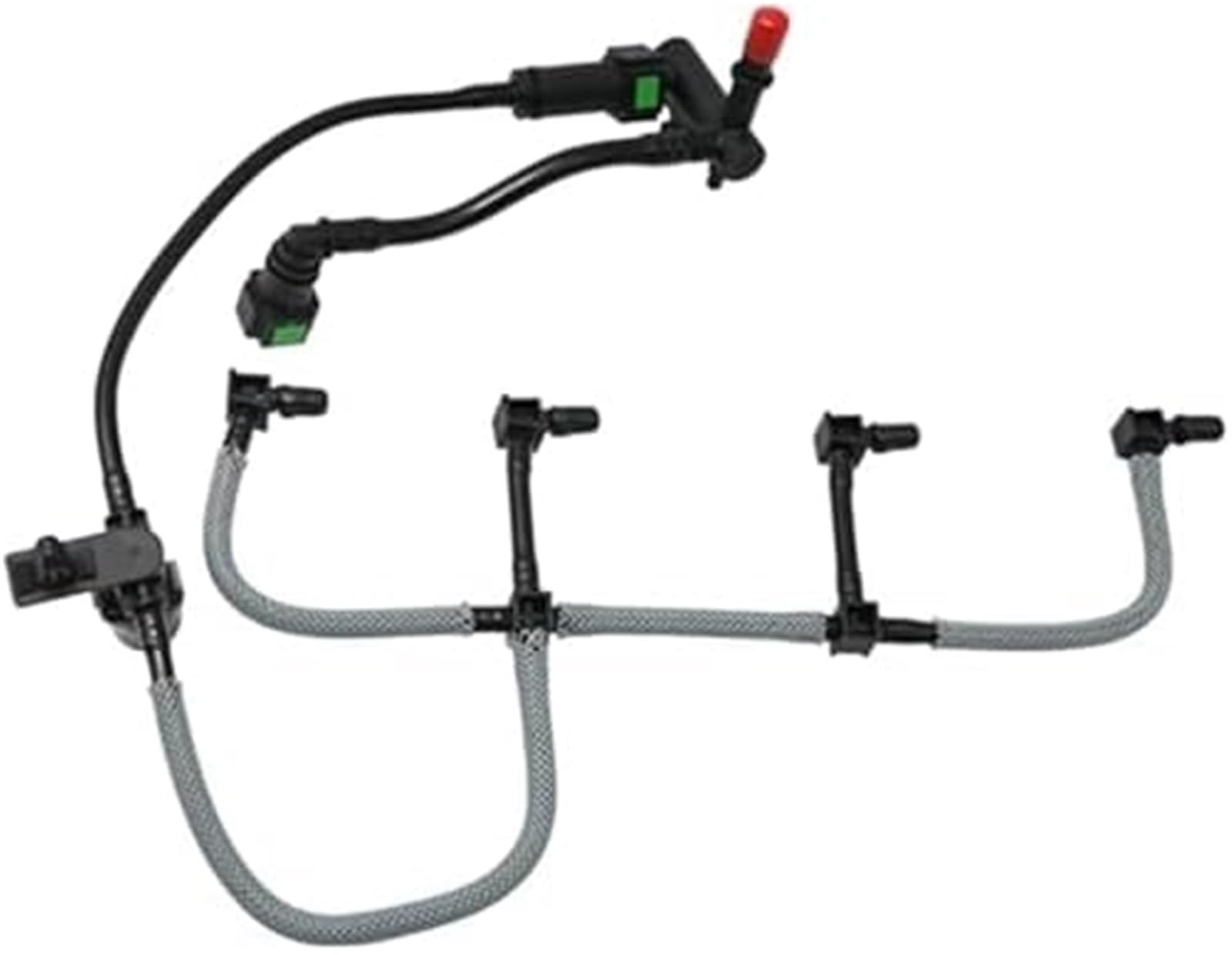 Mthxzy Fuel Return Hose Fuel Injector Leak Off Return Pipe with Sensor Replacemnet, for Ford, for Transit Connect, for Focus Mk2 C for Max, for Mondeo, for Mk4