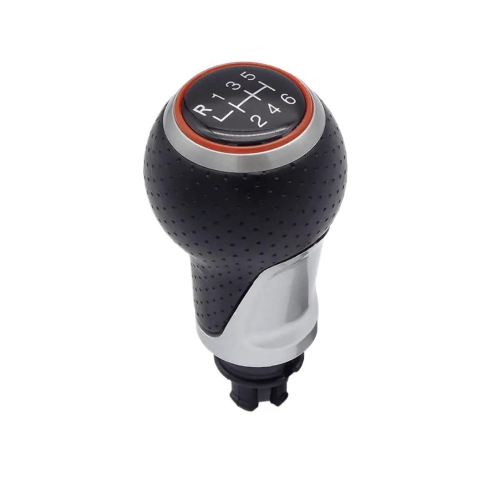 Jsyalmslw Sq-Red-040-6 Sporty Gear Shifter Knob For Skoda For Vw For A3 For A4 B6 B7 B8