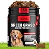 Dog Urine Neutralizer for Lawn - 150 Chews - Advanced Grass Saver for Dogs - Green Grass Chews with Natural Ingredients & Digestive Enzymes - Yellow Spot Lawn Repair - Beef