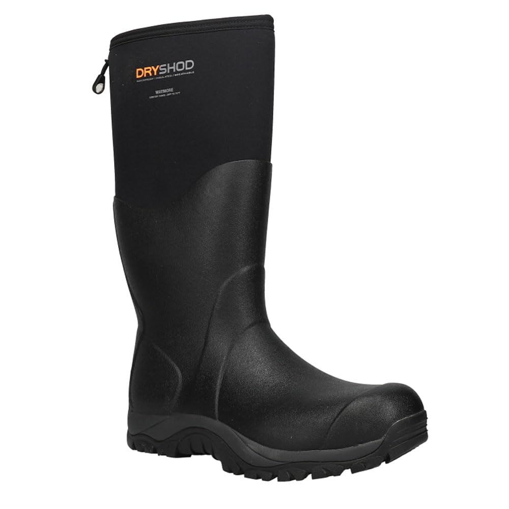Dryshod Men`s Black WayMore Farm Boot Black 9